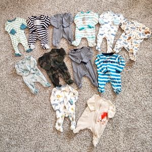 Newborn Baby Boy Sleeper Bundle